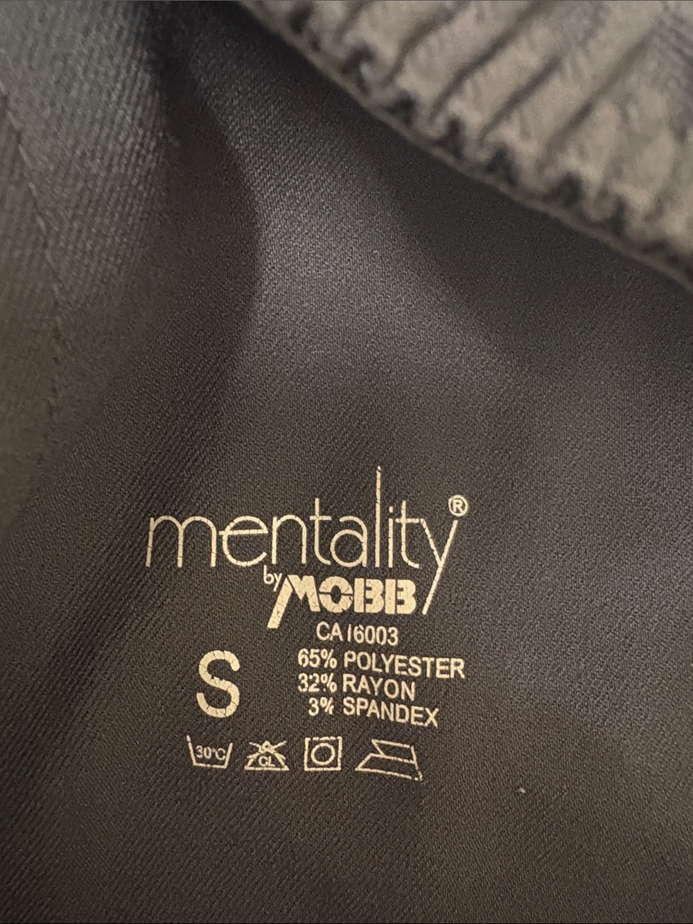 Mobb mentality Gray Drawstring scrubs Cargo Jogger Pants, small - Picture 6 of 6